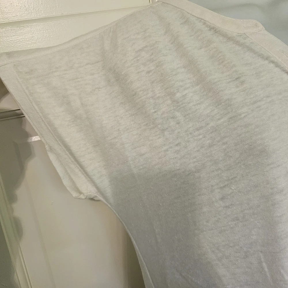 Old Navy Cream Short Sleeve Henley Top - Picture 2 of 4